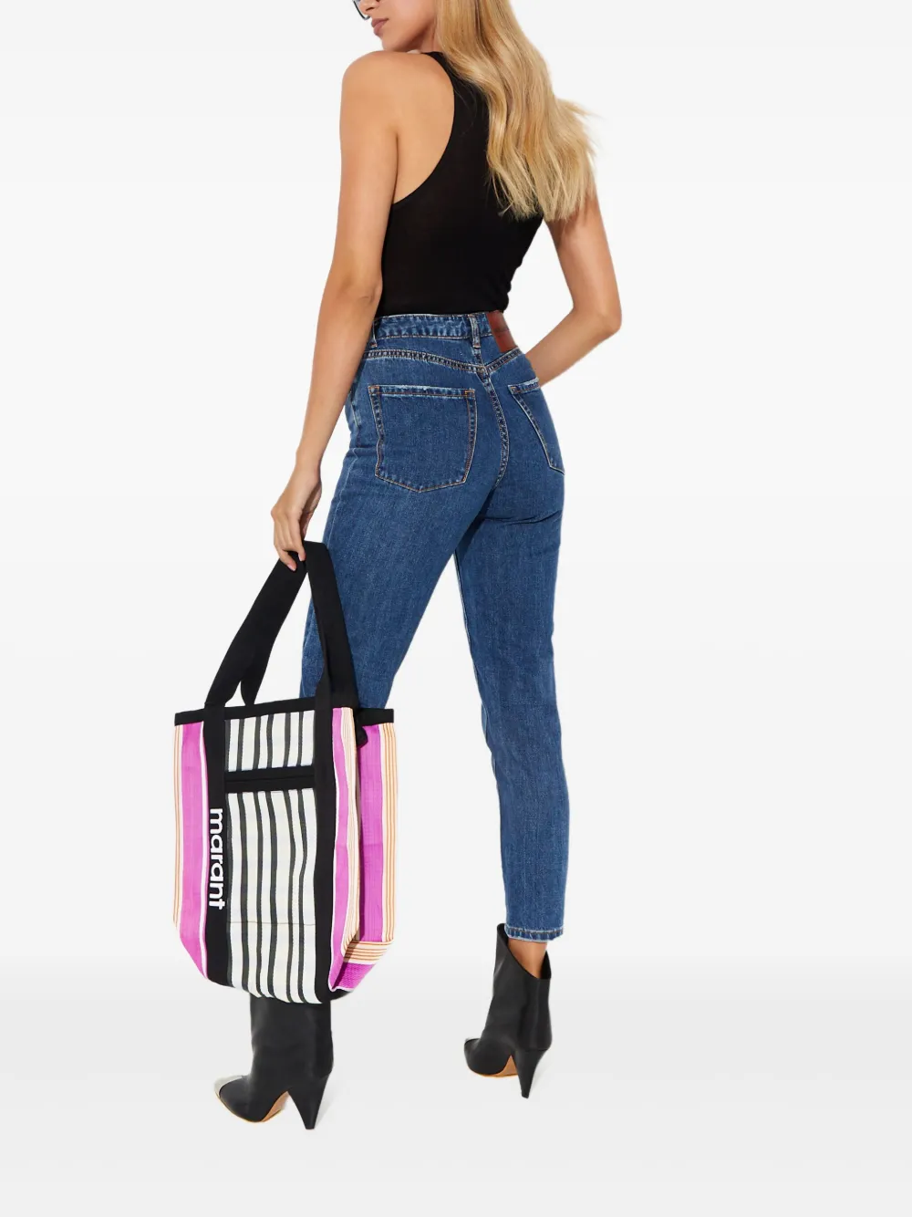 One Teaspoon High waist jeans met vijf zakken Blauw