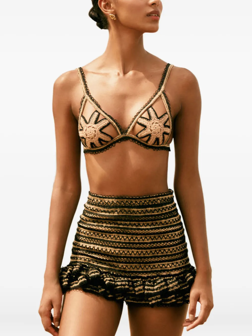 PatBO ruffled mini skirt | High-Waisted Skirts | Image 2