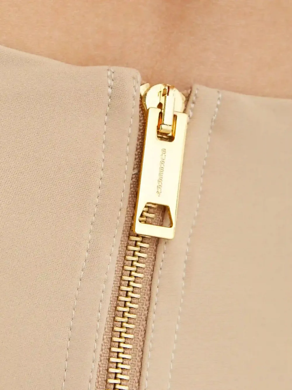 Burberry Logo-print Mini Skirt In Neutral
