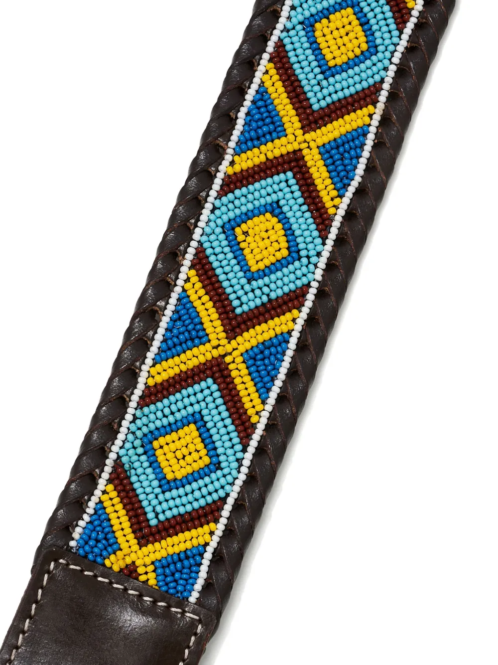 One Teaspoon beaded engraved-buckle belt - Bruin