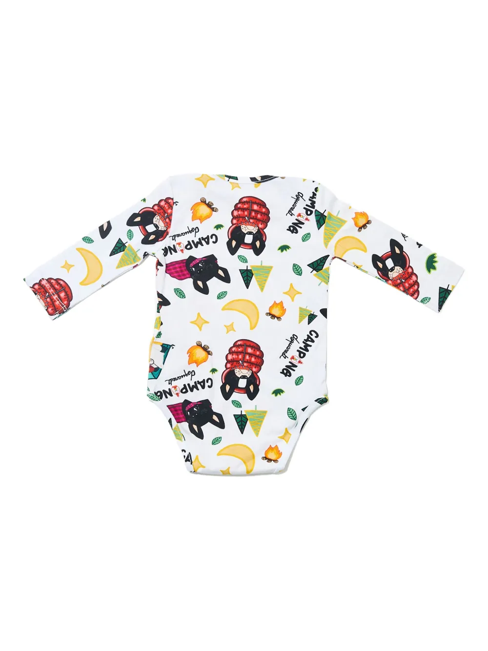 DSQUARED2 KIDS long-sleeve print babygrow - Wit