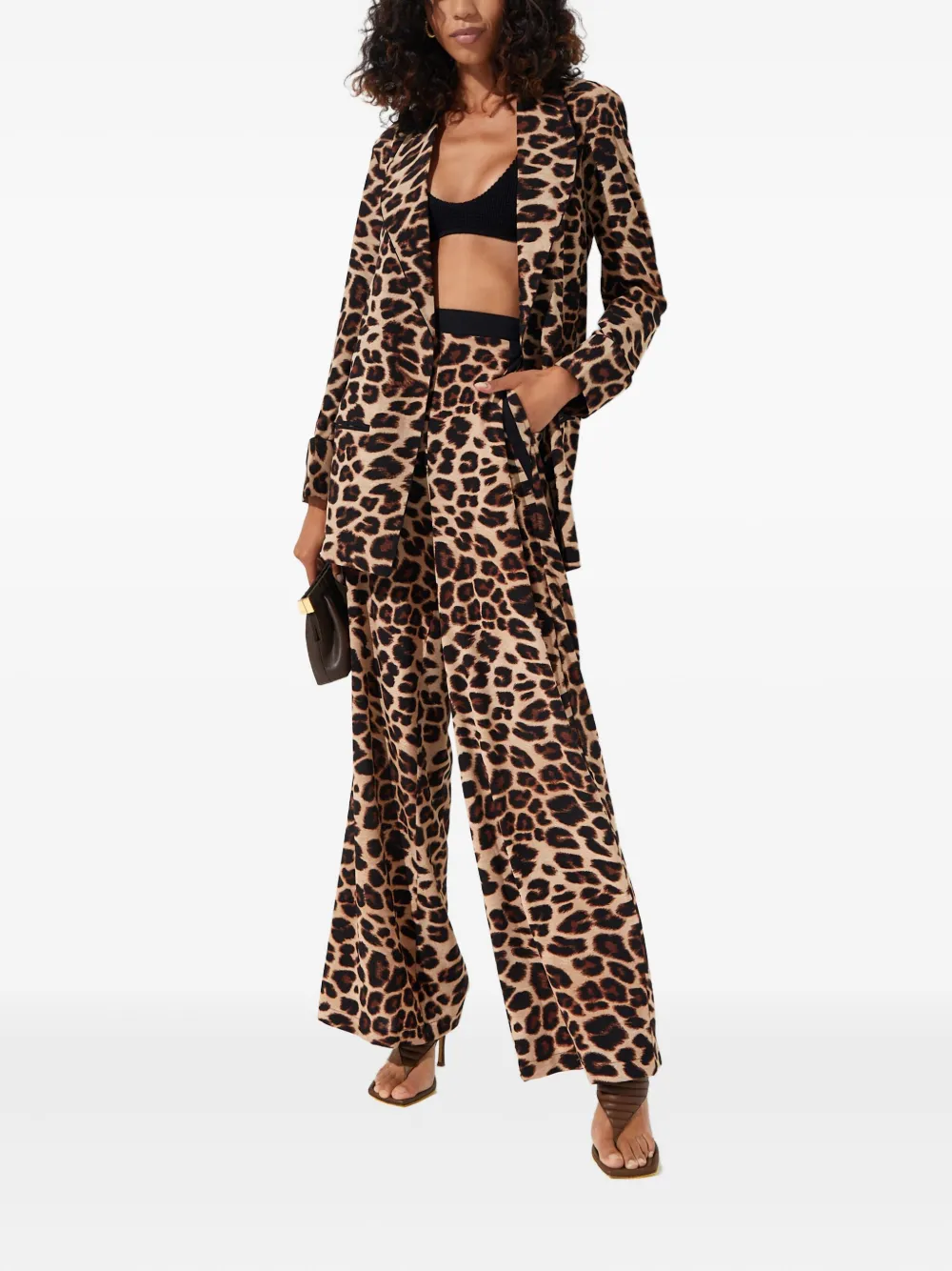 Mystique Safari Animal-print Blazer - Neutrals 