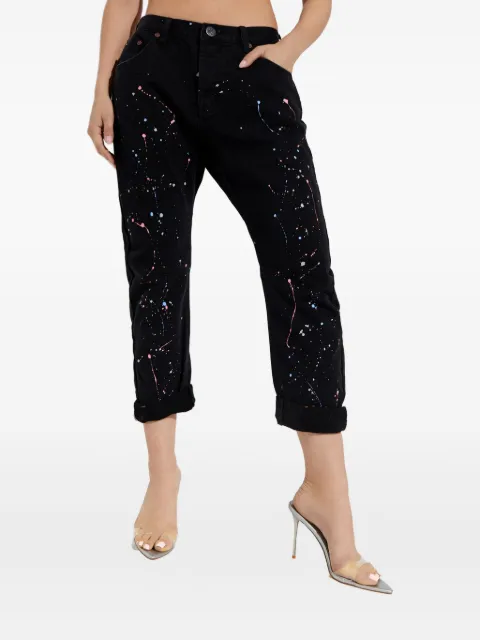 One Teaspoon Saints paint-splatter jeans