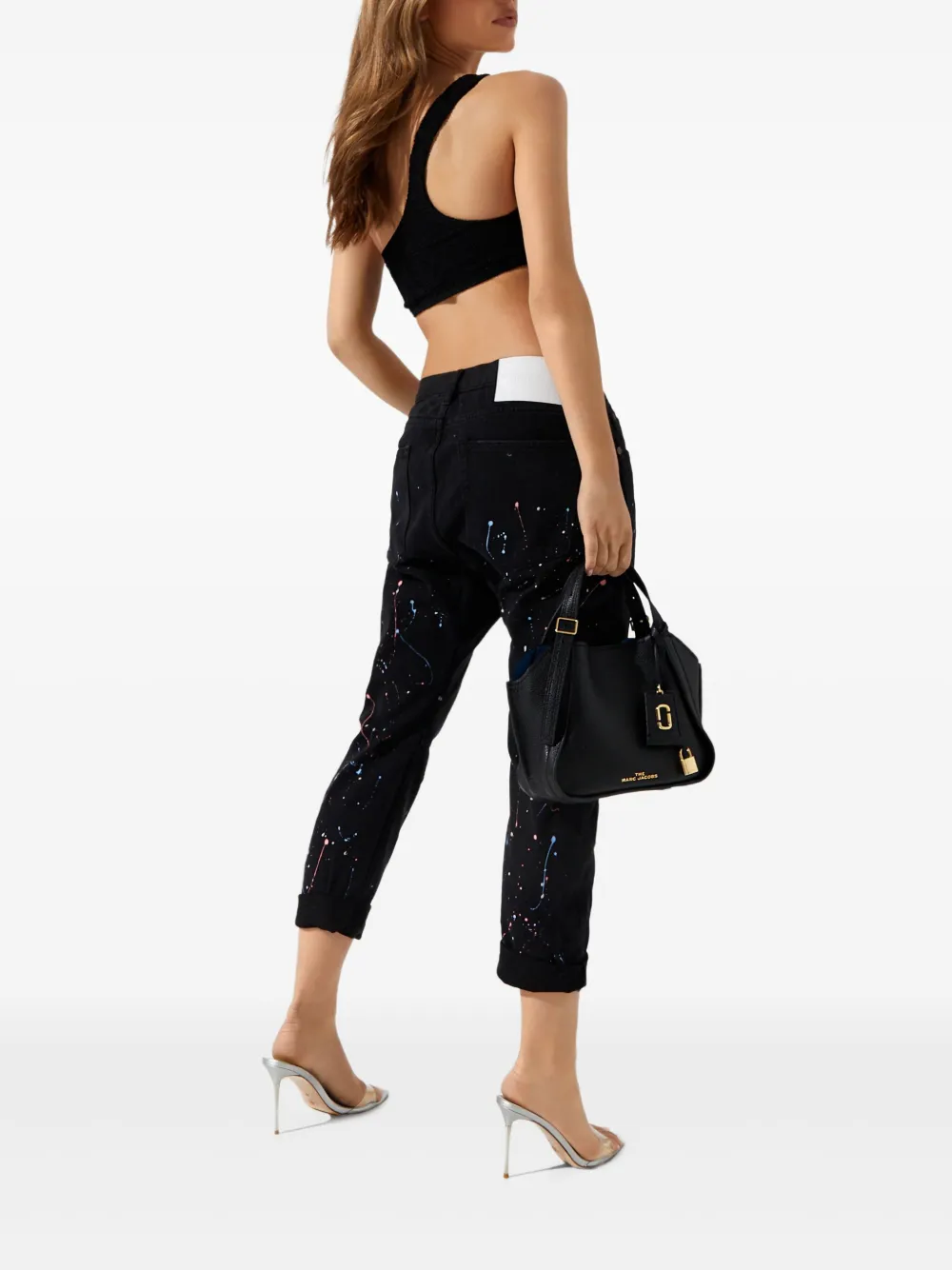  One Teaspoon Saints Paint-splatter Jeans - Black 