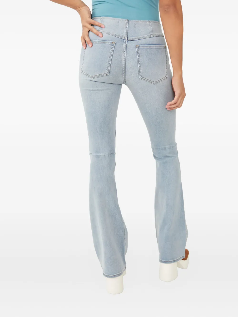Free People Jenny High-rise Jeans In Blue