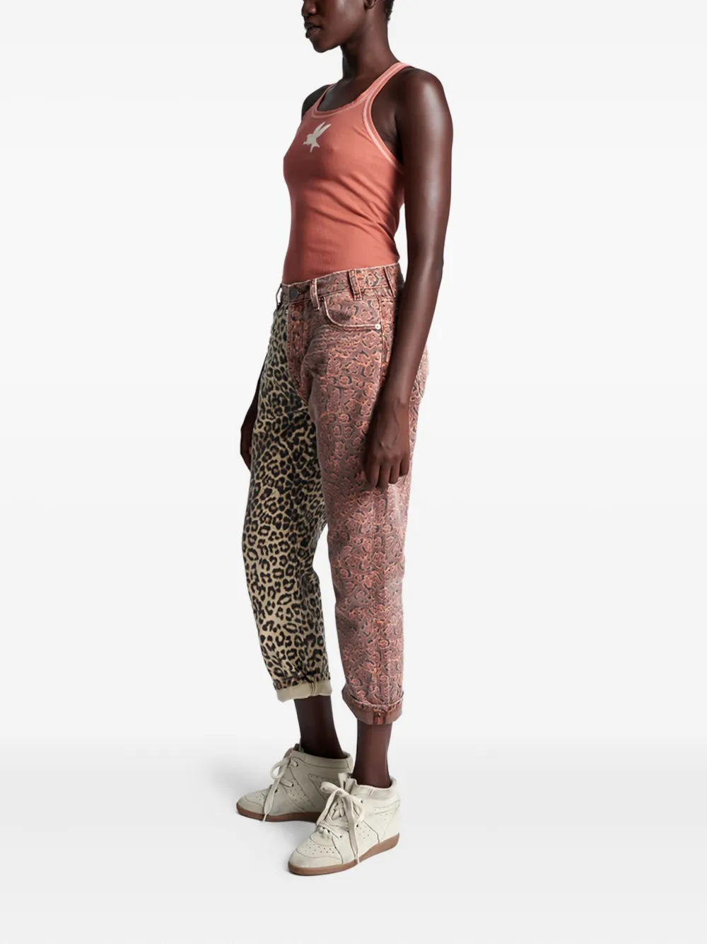 One Teaspoon animal-print jeans - Bruin
