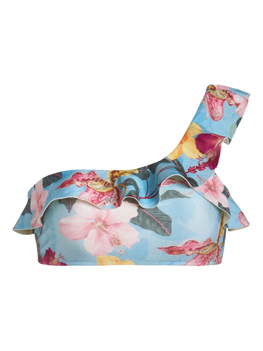 PatBO top de bikini Hibiscus | azul | Image 1