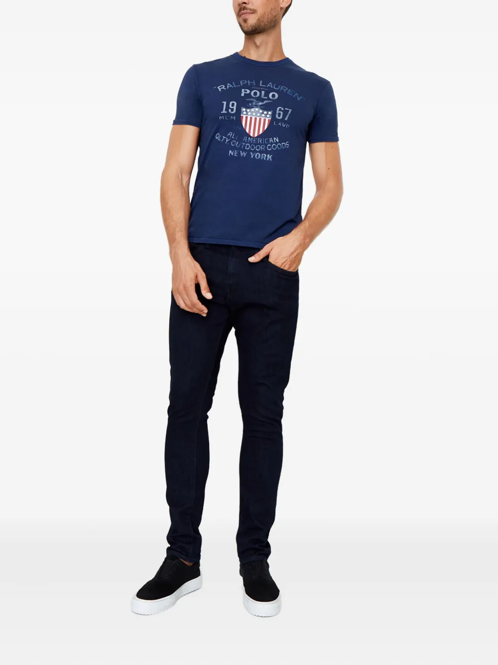 Polo Ralph Lauren Sullivan slim-fit jeans Blauw