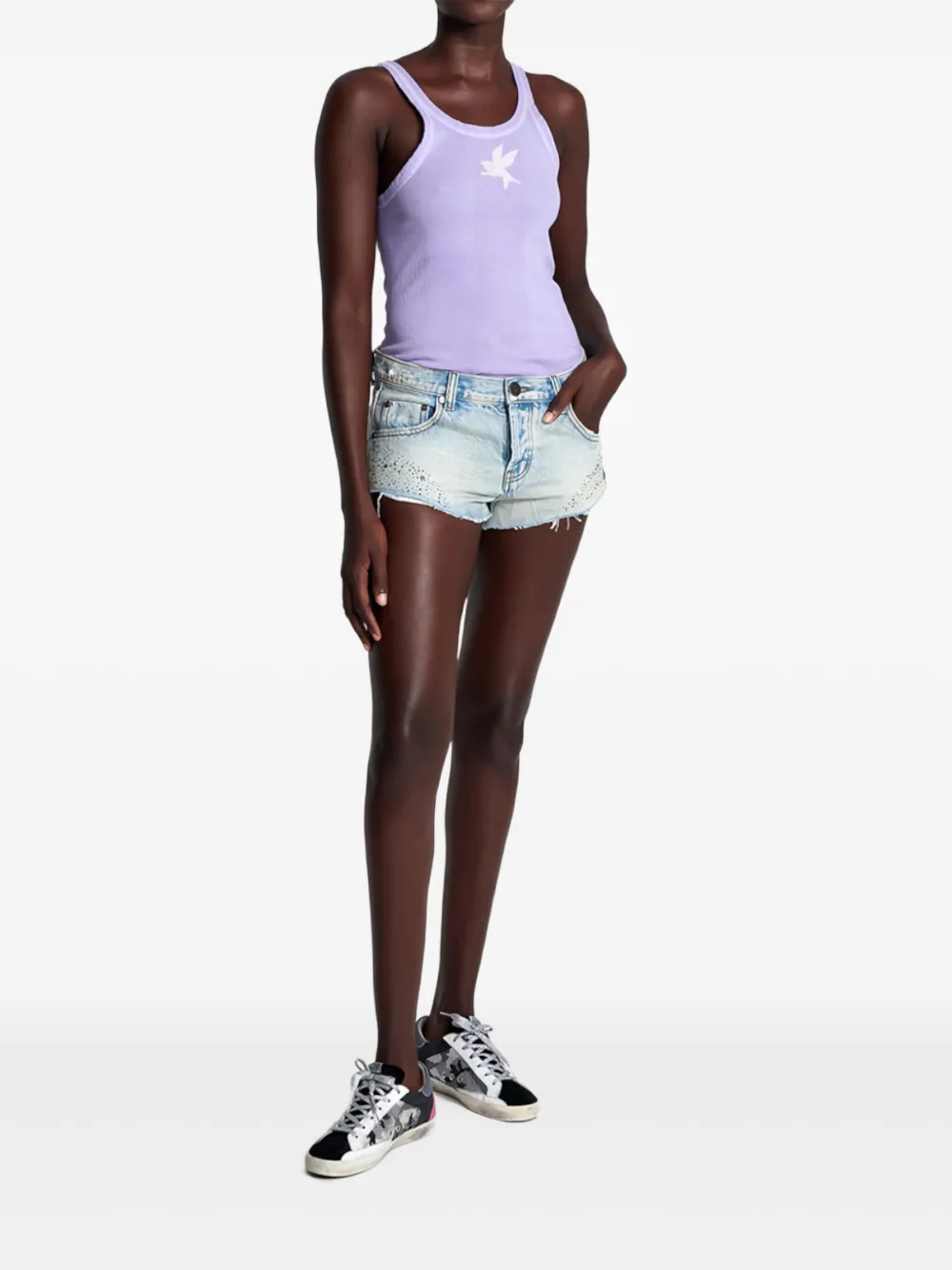 One Teaspoon Bonitas denim shorts - ブルー One Teaspoon Bonitas denim shorts - ブルー
