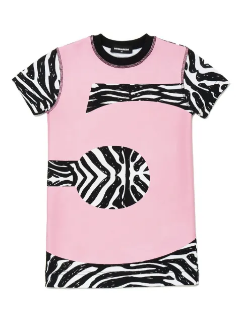 DSQUARED2 KIDS vestido con paneles