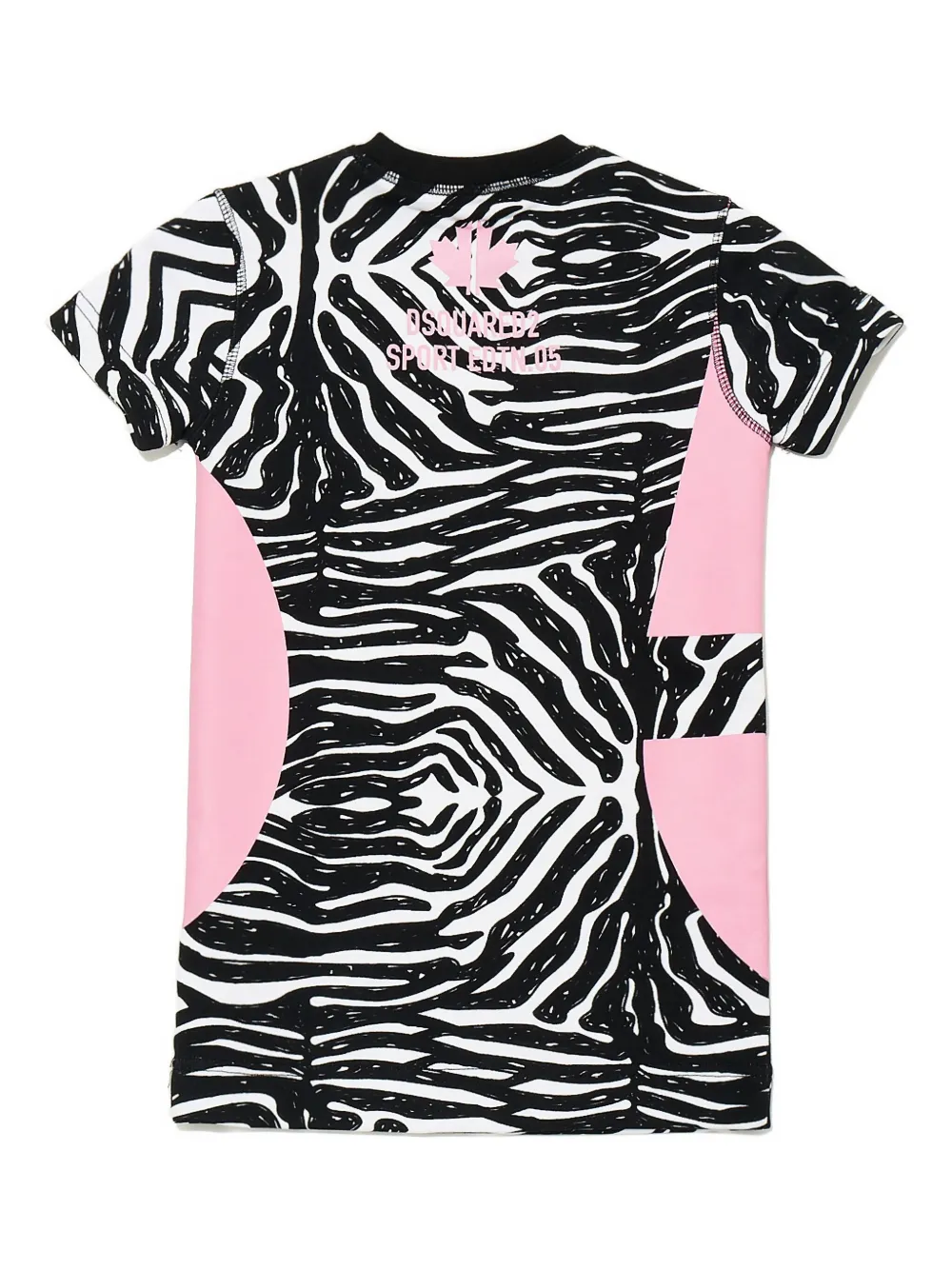 Dsquared2 Panelled Dress In Pink