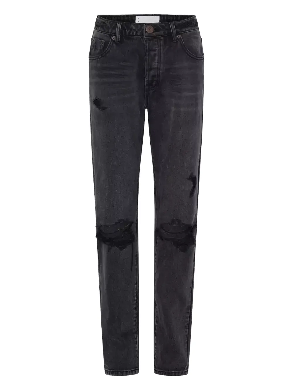 One Teaspoon five-pocket distressed jeans | Grey | Image 1