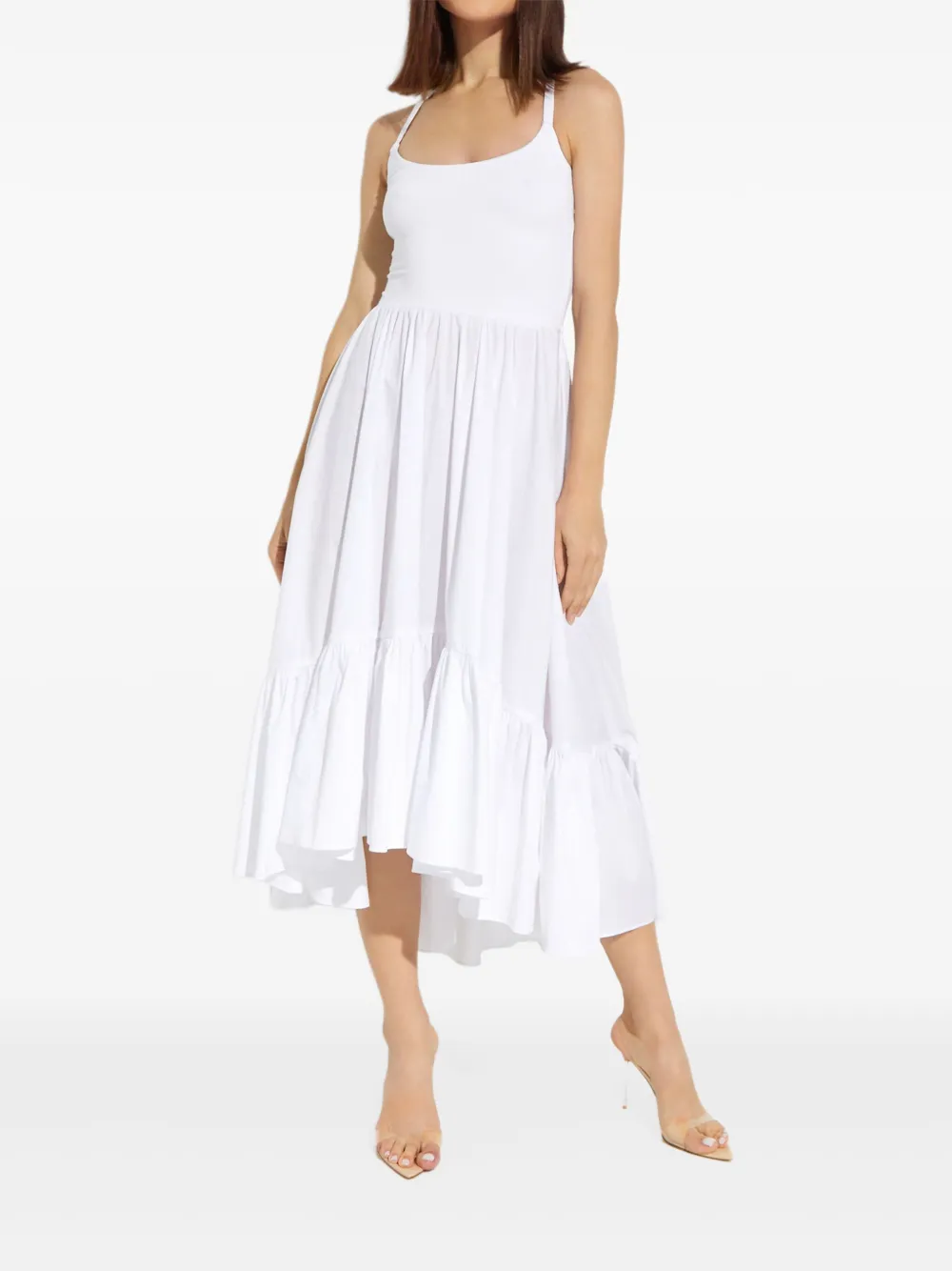 Caroline Constas robe mi-longue Veronica à volants | Robes de jour | Image 2