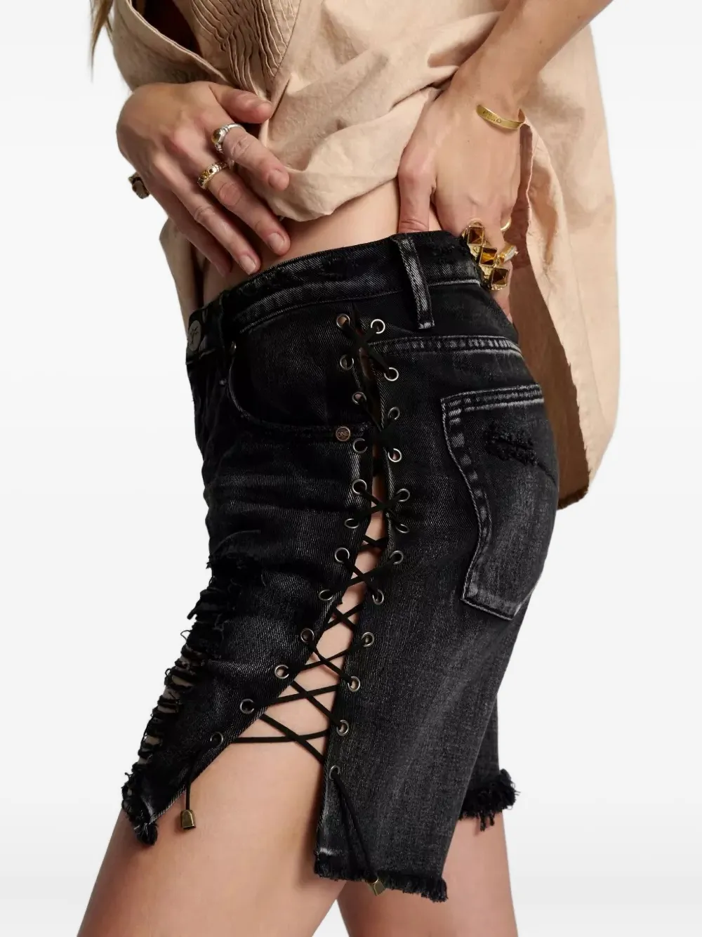  One Teaspoon Stevies Shorts - Black 