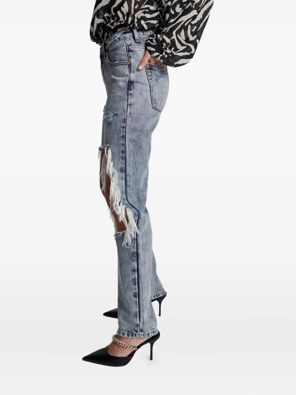 One Teaspoon Awesome Baggies Jeans In Blue