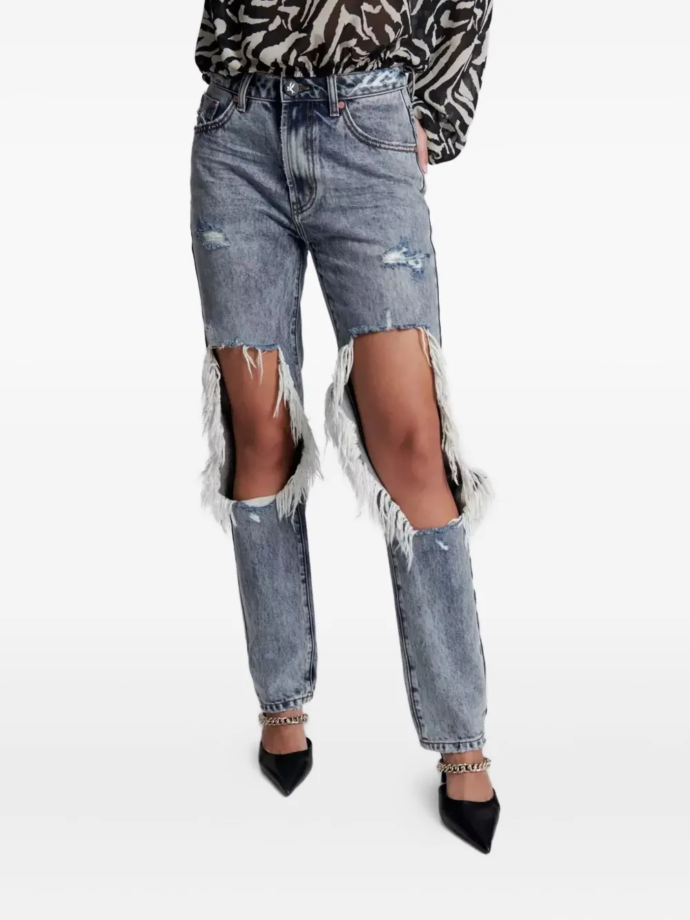 One Teaspoon Awesome Baggies Jeans In Blue