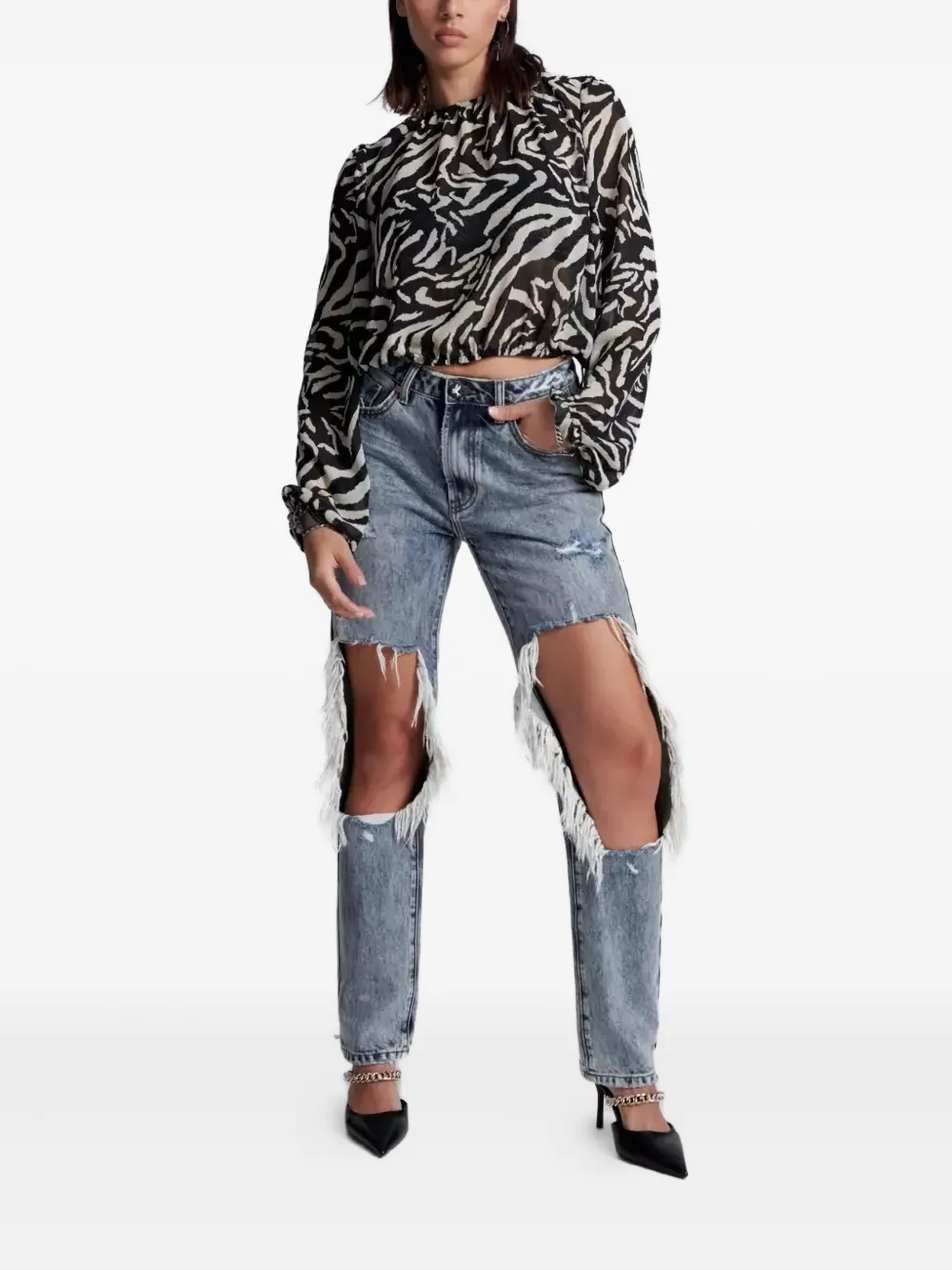 One Teaspoon Awesome Baggies jeans | Straight-Leg Jeans | Image 2
