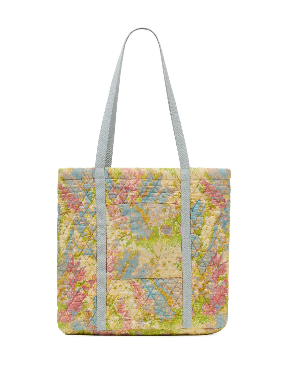 LoveShackFancy Henderson floral-print shoulder bag - Verde