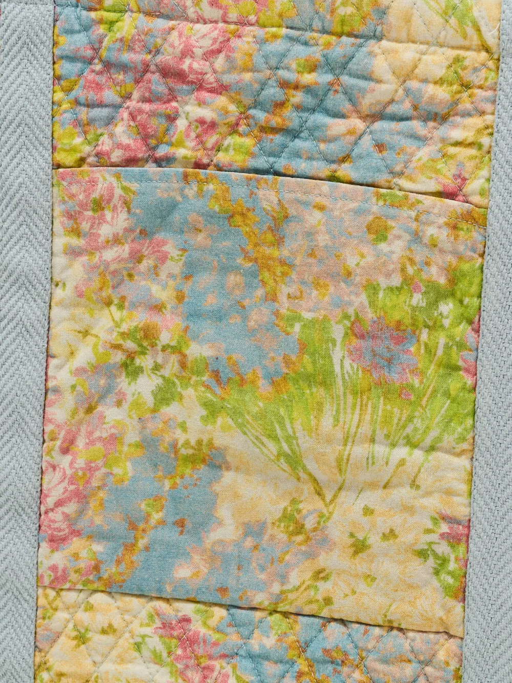 LoveShackFancy Henderson schoudertas met bloemenprint Groen