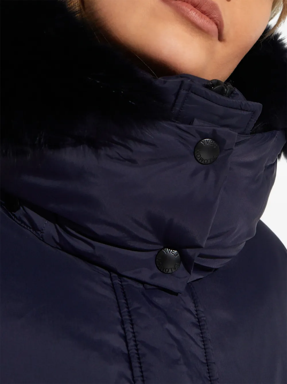 Yves Salomon Army donsjack Blauw