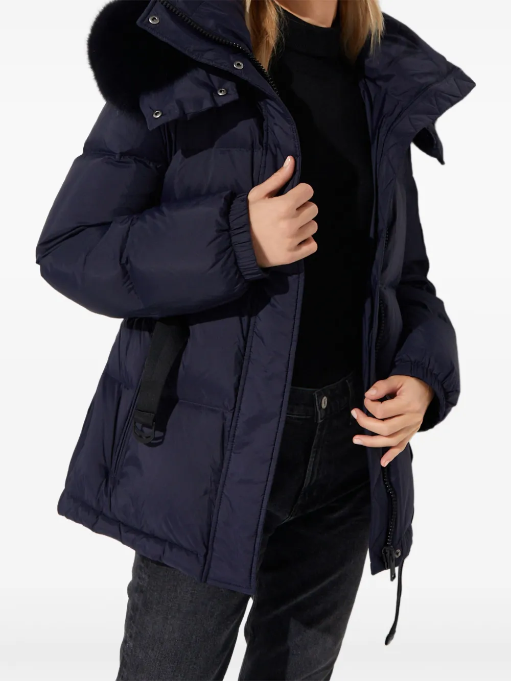 Yves Salomon Army donsjack Blauw