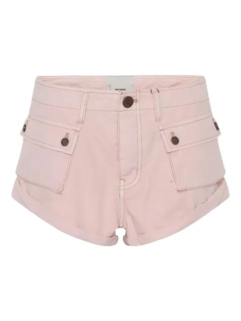 One Teaspoon Cadet Bandits pocket mini shorts