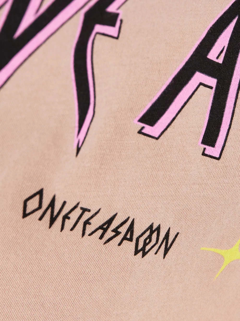 One Teaspoon Gerafeld T-shirt Roze