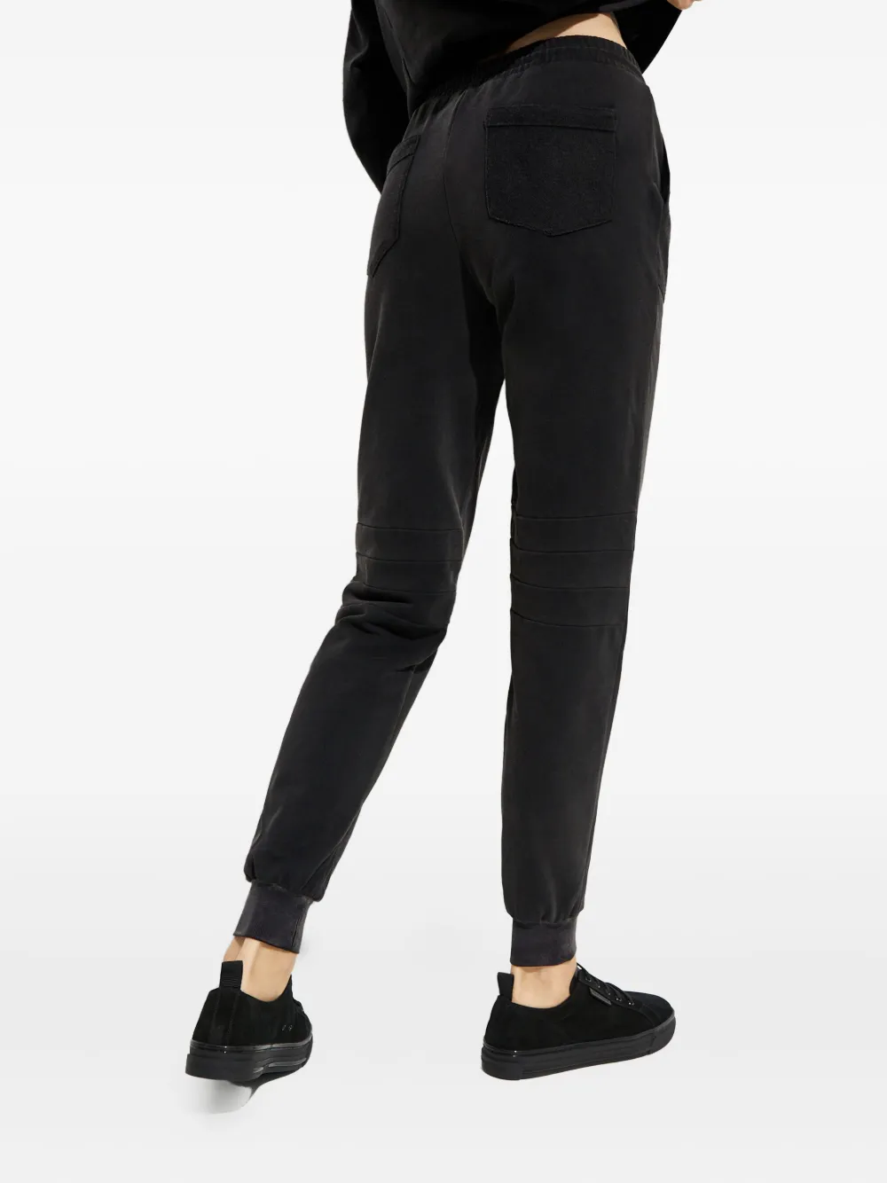 Ixiah Logo-embroidered Drawstring-waist Track Pants In Black