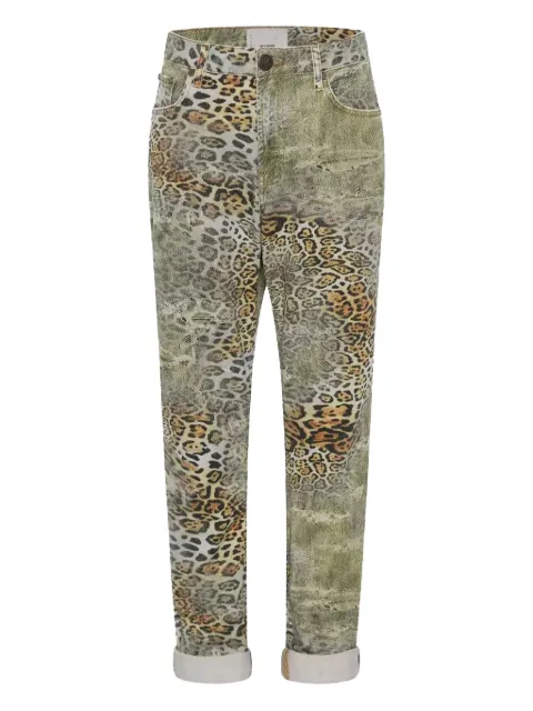 One Teaspoon jean 1982s à imprimé léopard
