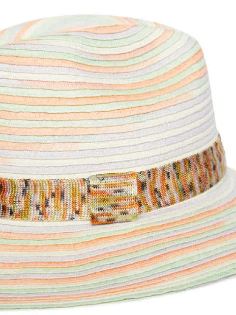 Missoni sombrero con ribete de rayas