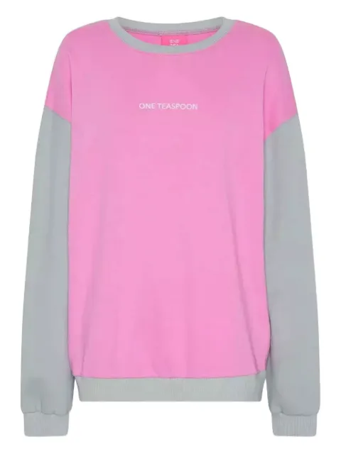 One Teaspoon sudadera con logo estampado