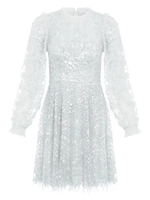 Needle & Thread Seren sequin-embellished floral dress