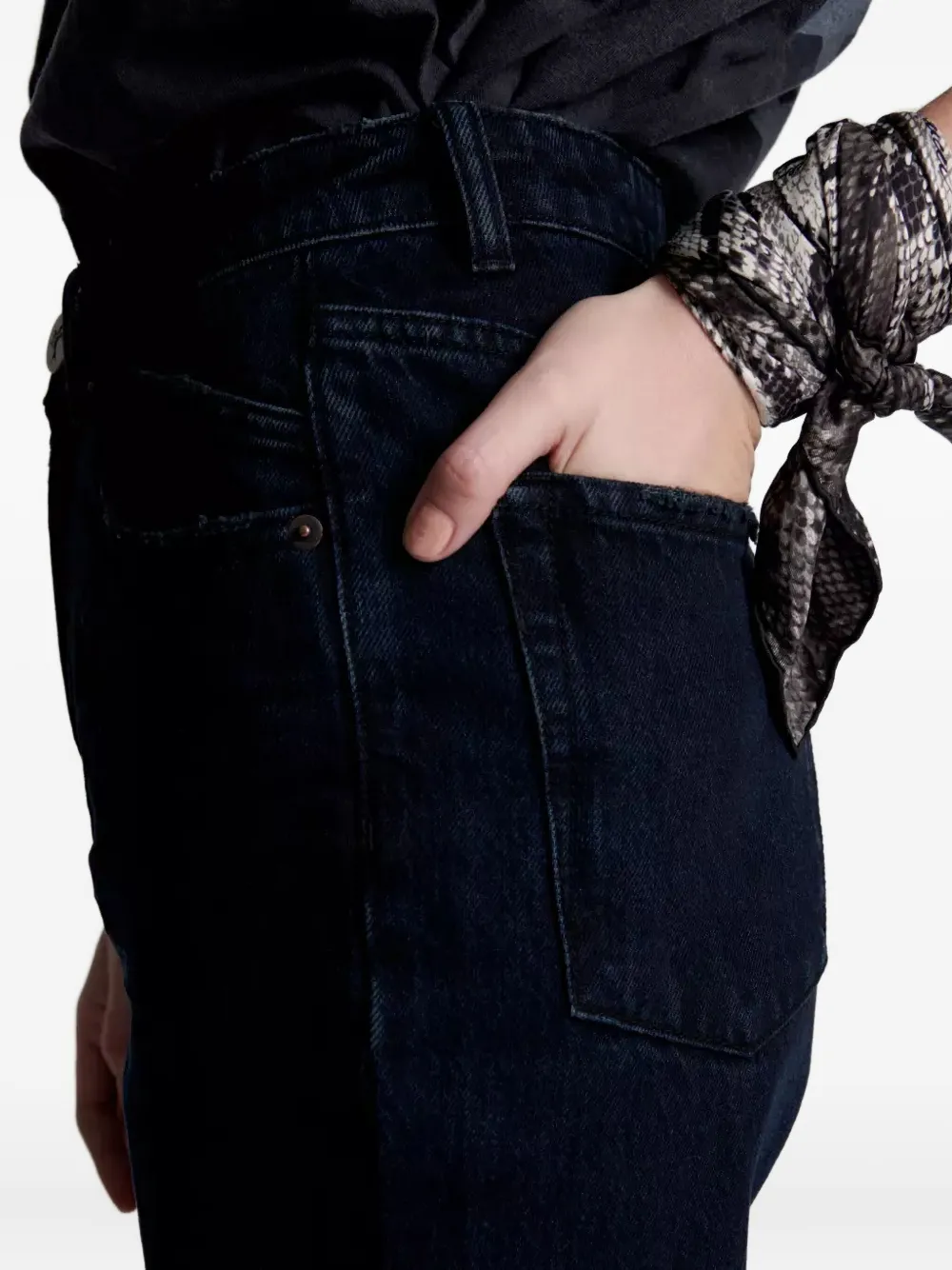 One Teaspoon Legends High-waisted Jeans In Black
