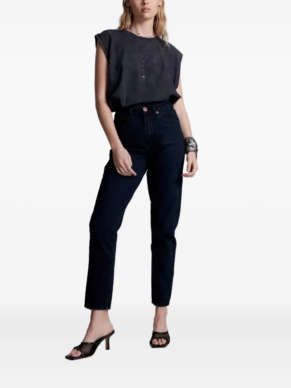 One Teaspoon Legends high-waist jeans - Zwart