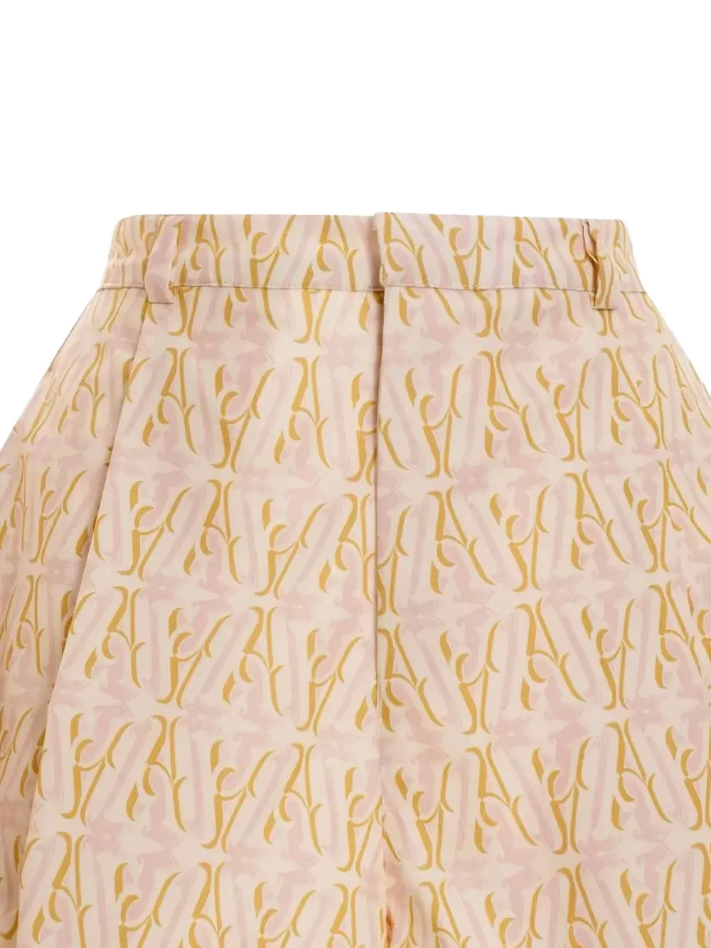Agua By Agua Bendita Cudi Sellos pattern belt-loops shorts - ニュートラル Agua By Agua Bendita Cudi Sellos pattern belt-loops shorts - ニュートラル