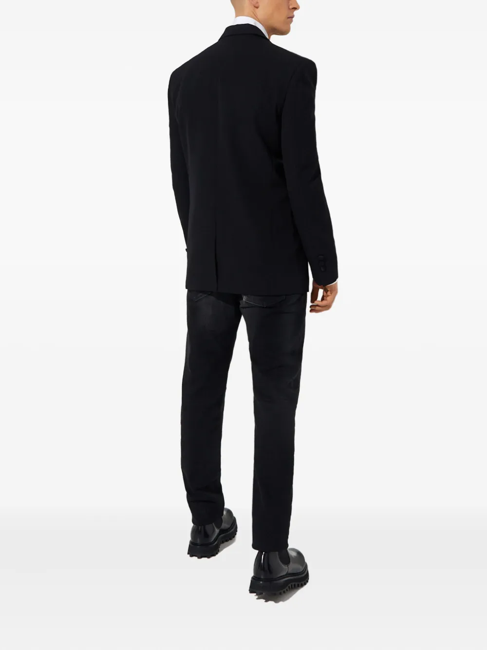 Balmain Overhemd met opstaande kraag Wit