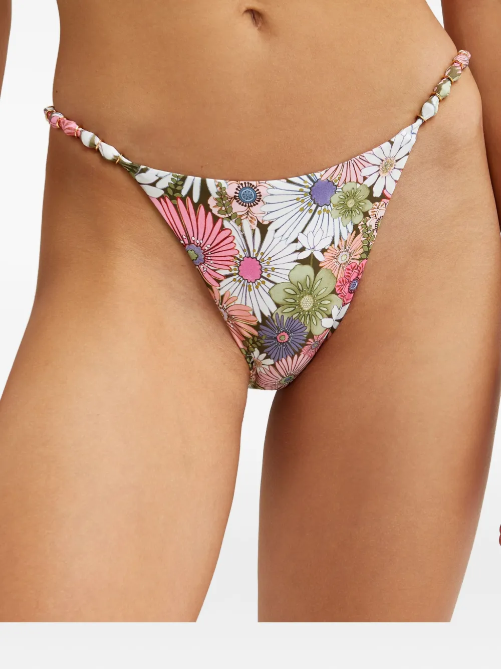 Agua Bendita Dakota Bikini Bottoms In Pink