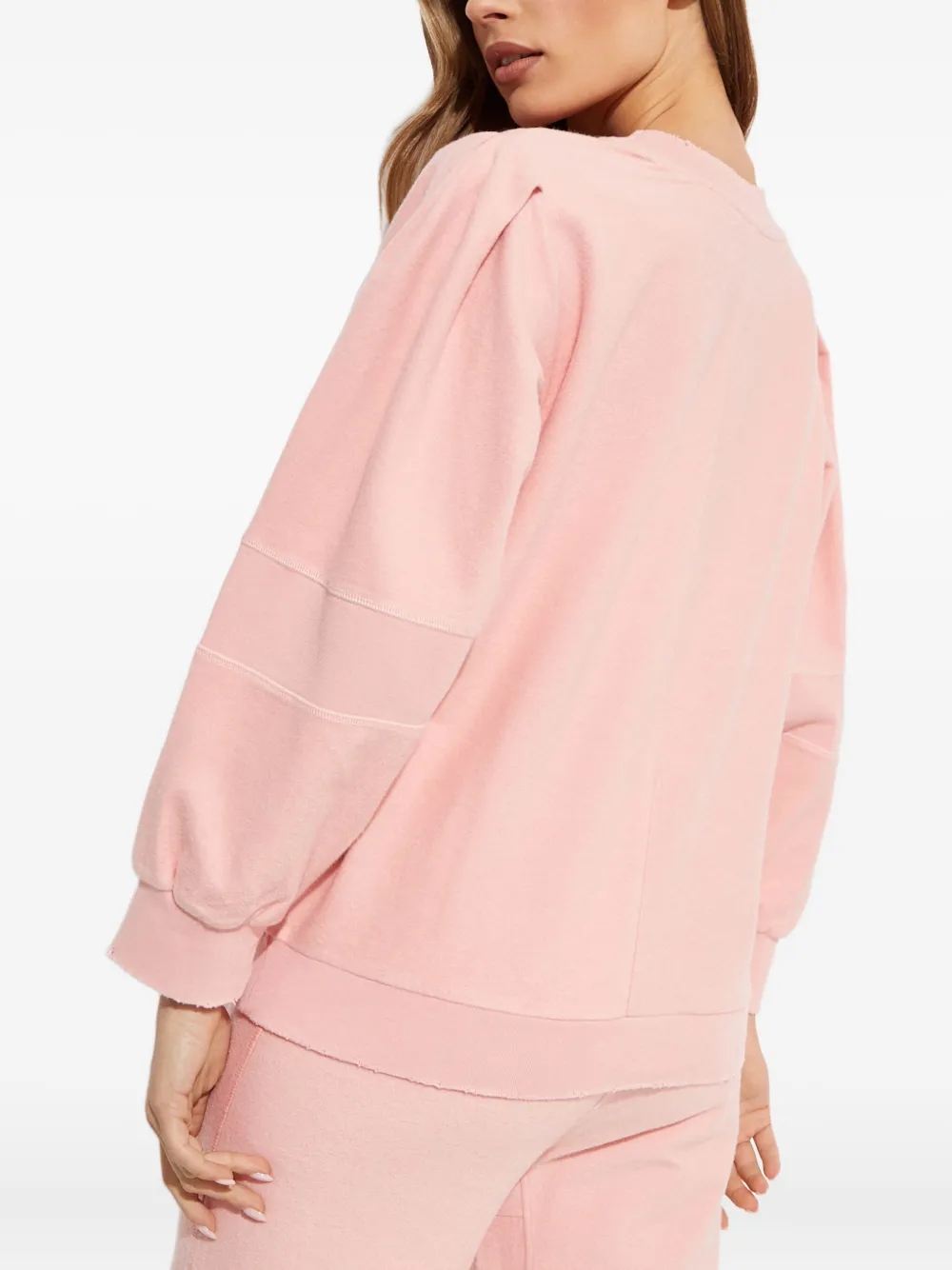 LoveShackFancy Lewin sweater met pofmouwen Roze