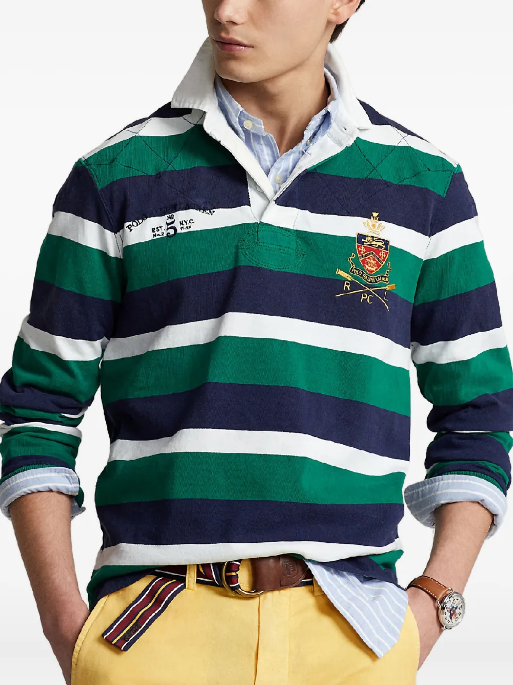 Polo Ralph Lauren Gestreept poloshirt Groen