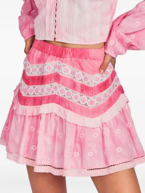 LoveShackFancy falda corta Felice