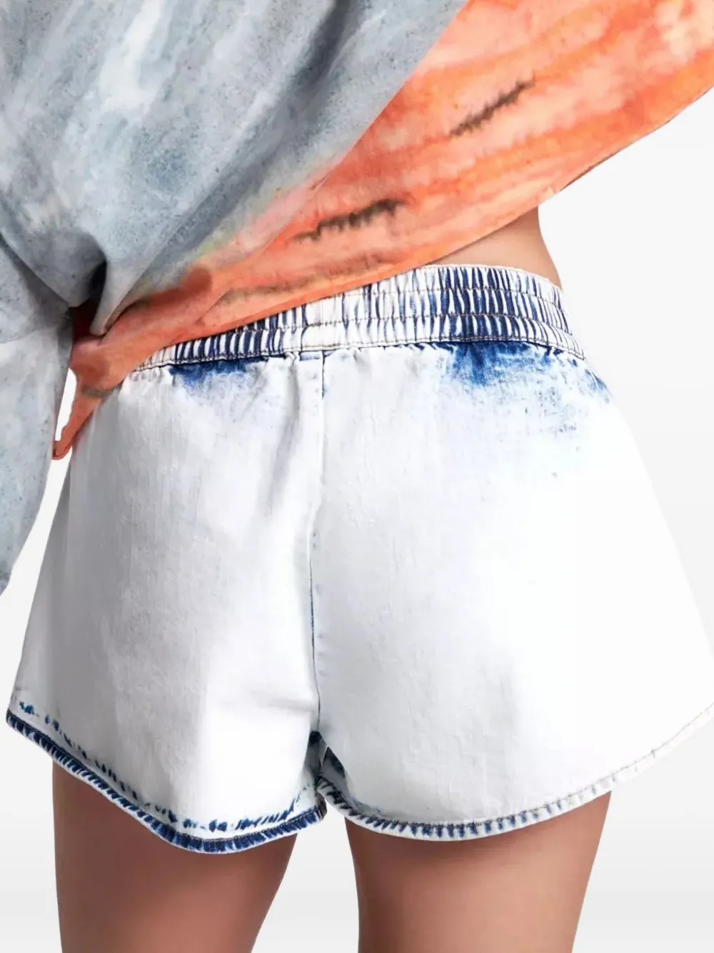 One Teaspoon Brando Runner cotton shorts - Wit