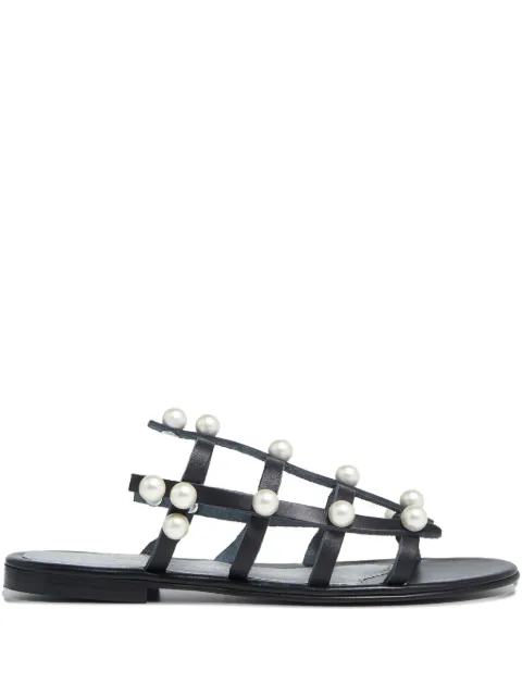 Elina Linardaki Dune pearl-embellished sandals