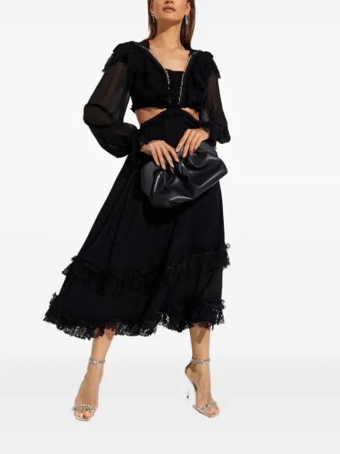 IXIAH Zinna lace midi dress