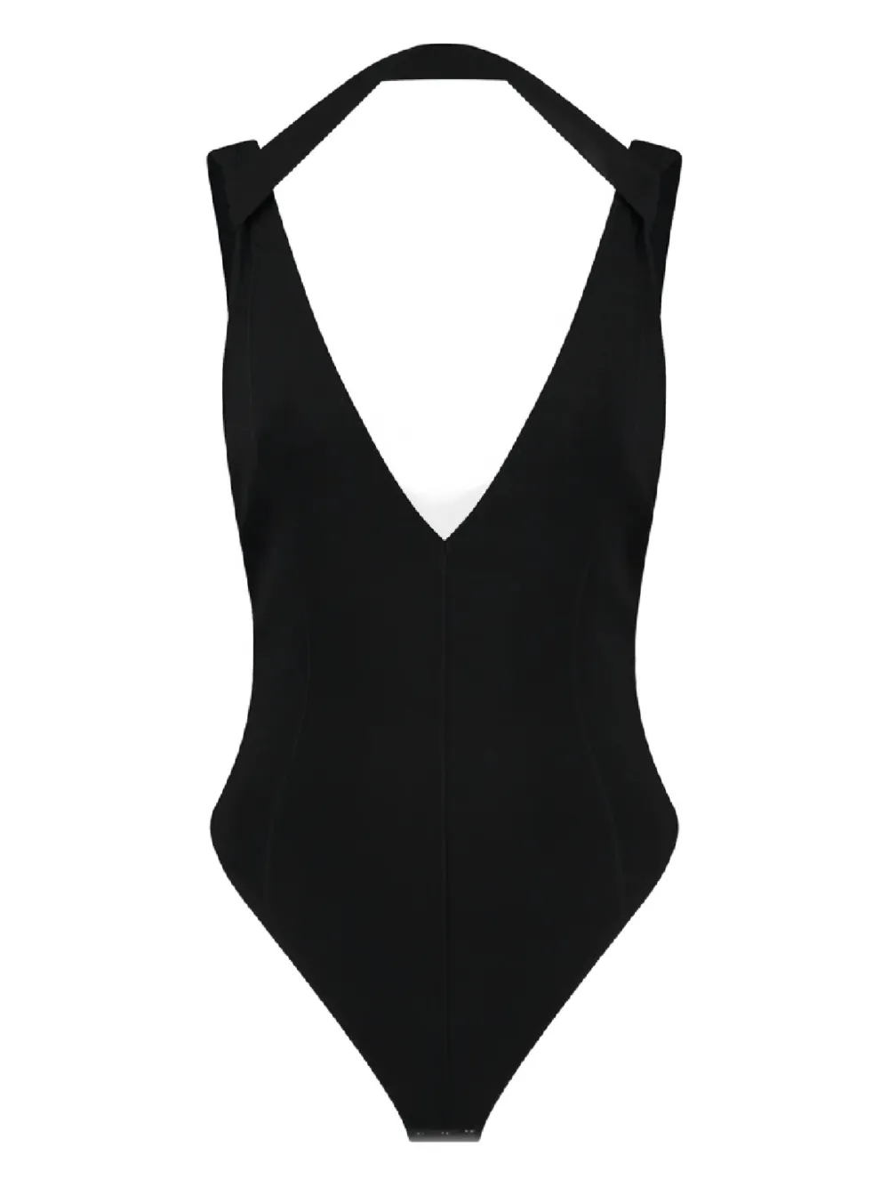 Gauge81 Mezi V-neck Swimsuit In Black