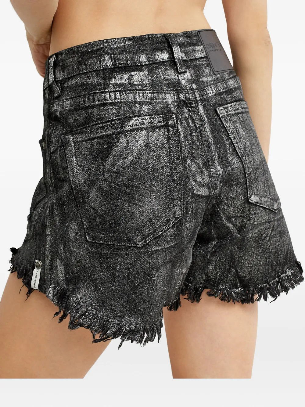 One Teaspoon Bonitas frayed denim short shorts | Short Shorts | Image 2