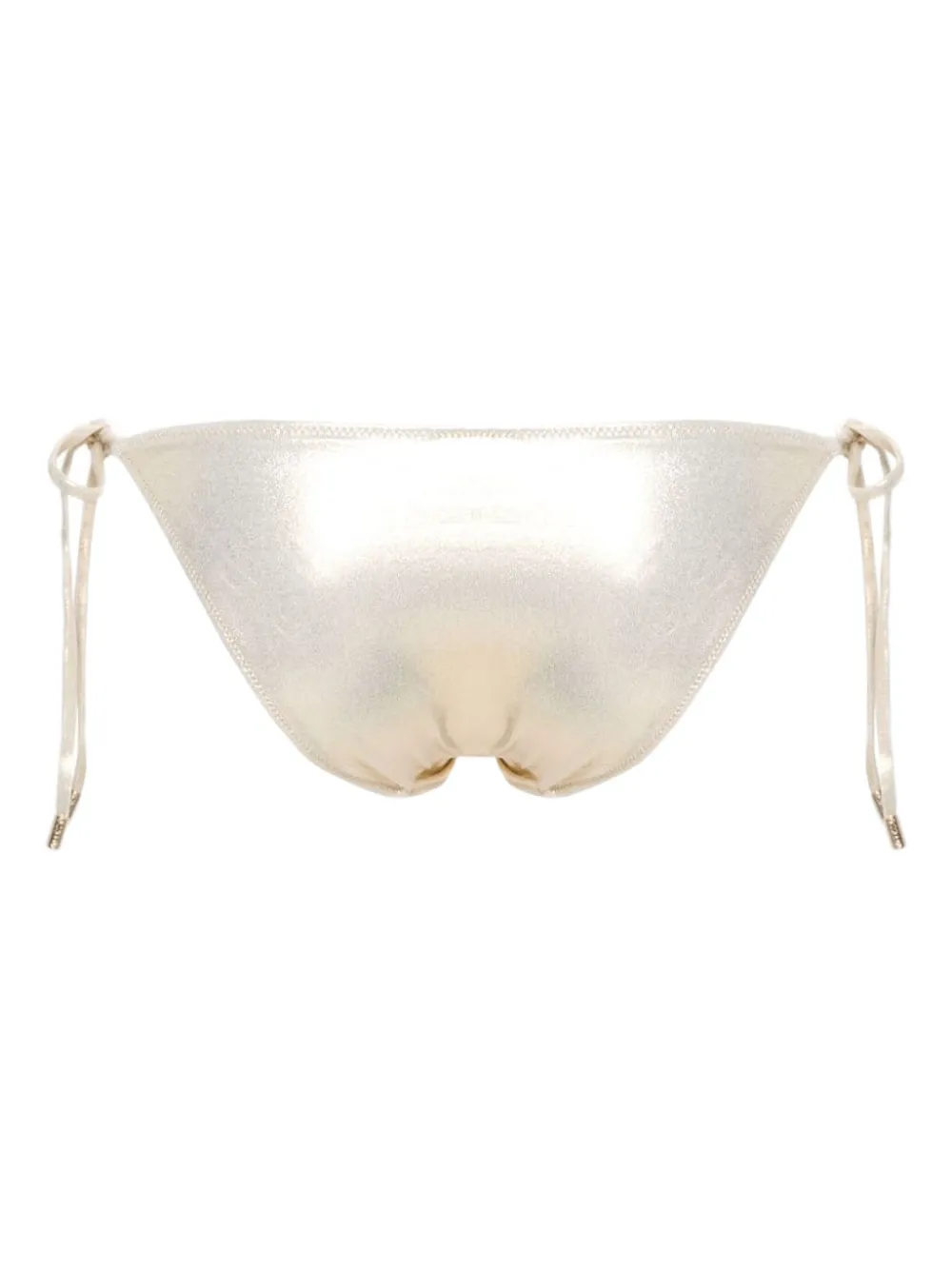 Melissa Odabash Metallic-finish Bikini Bottoms In Brown