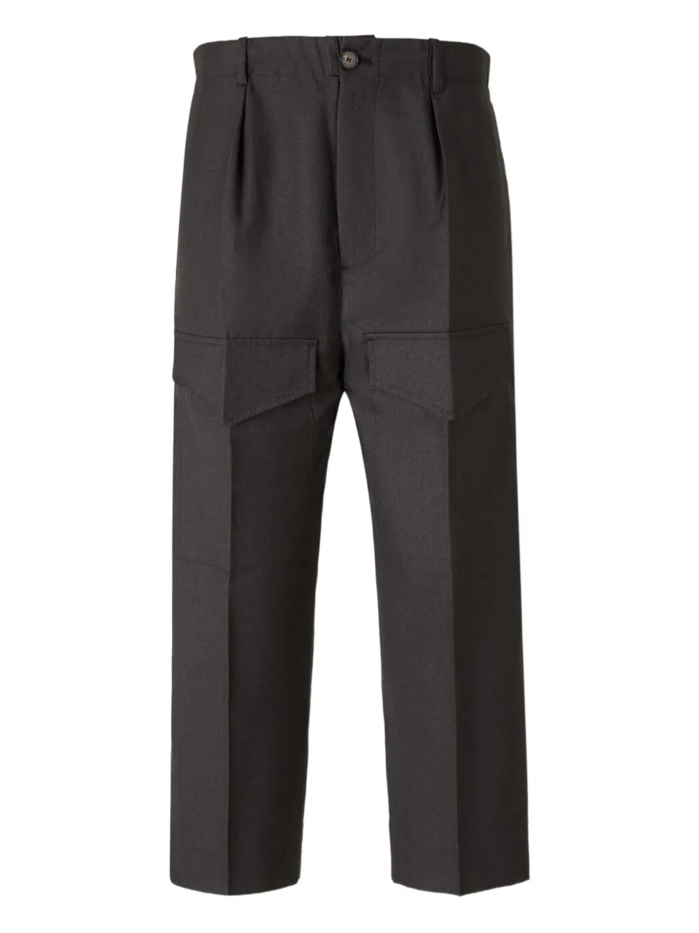 Setchu pocket belt-loop trousers | Grey | Image 1