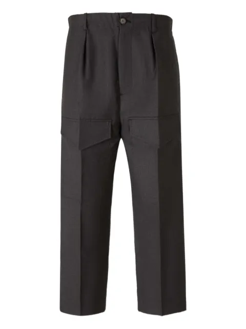 Setchu pocket belt-loop trousers