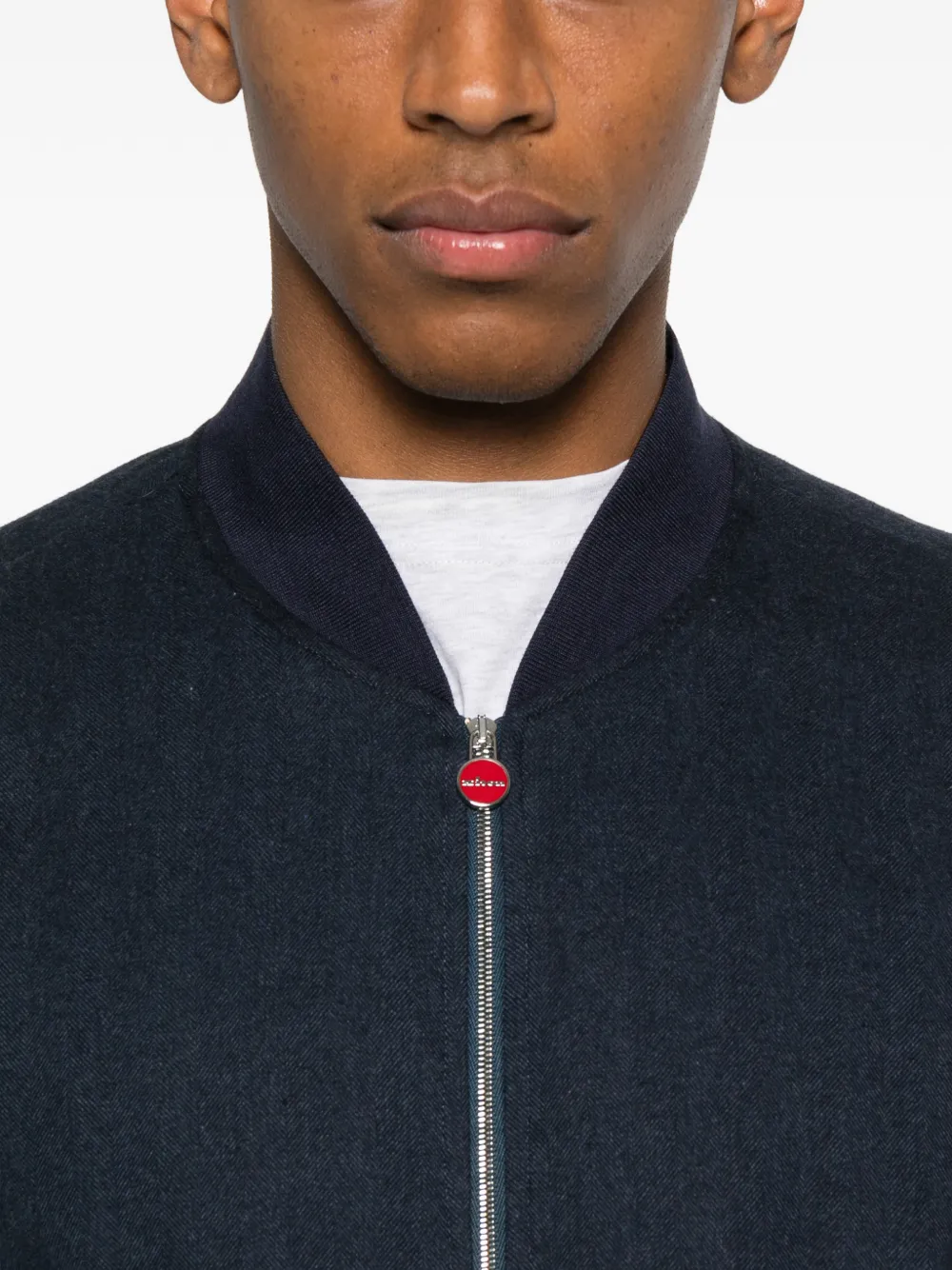 Kiton Jack met ritssluiting Blauw