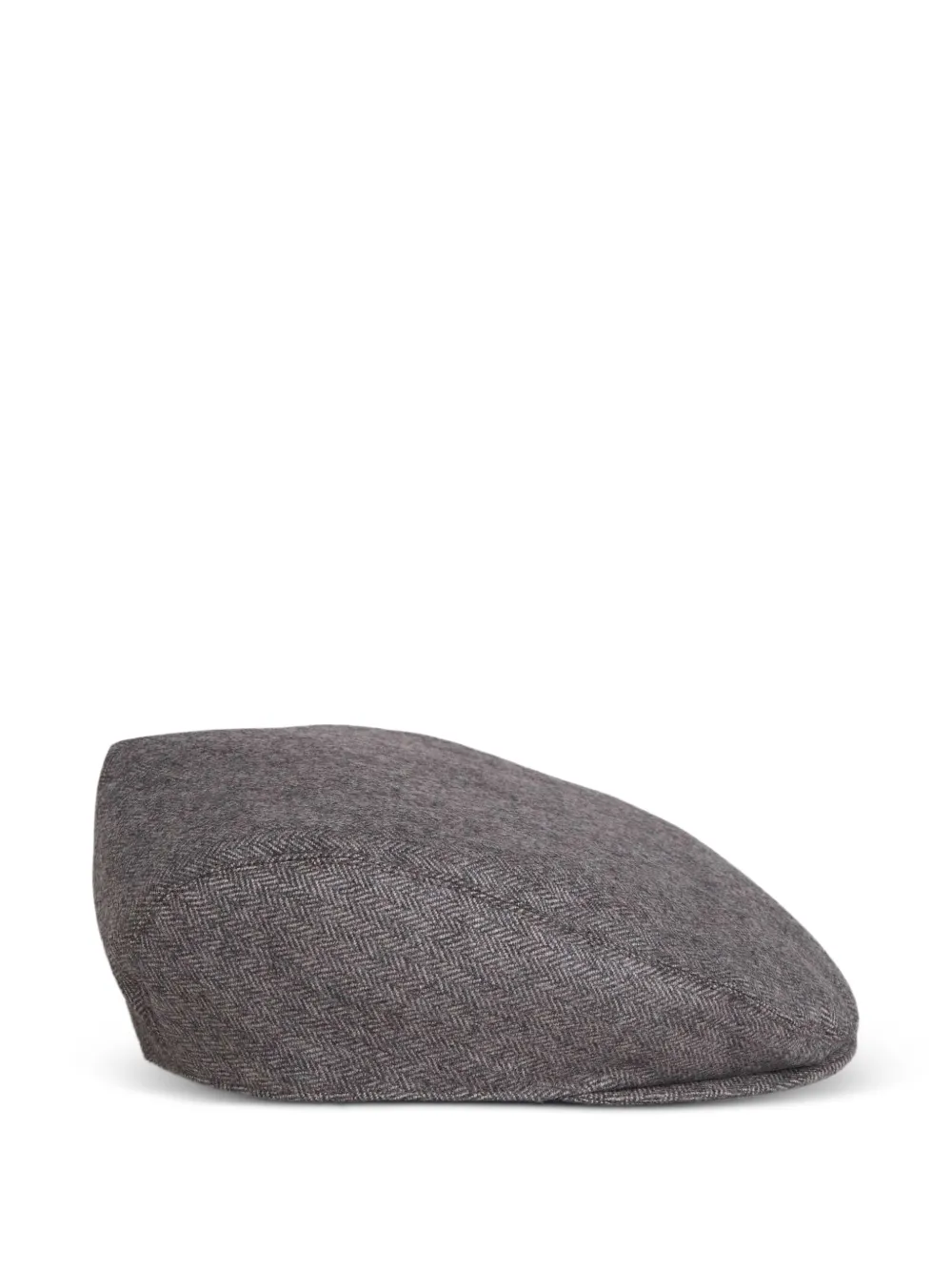 Muhlbauer James Herringbone-pattern Beret In Black